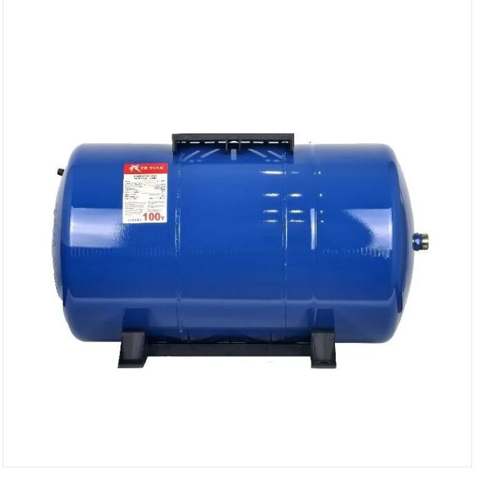 TR TANK 100 lt. 10 Bar Sabit Membranlı Yatay Genleşme Tankı