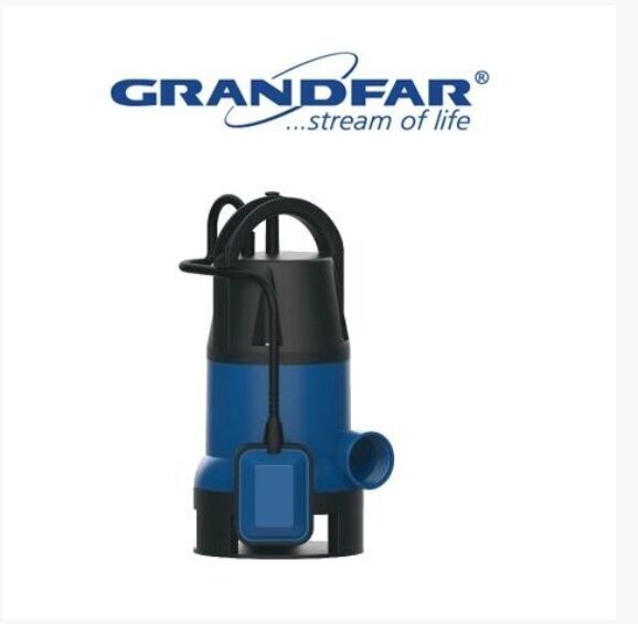GP750 F  0.55Hp 220V Plastik Gövdeli Drenaj Dalgıç Pompa (Az kirli su)