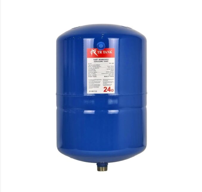 TR TANK 24 LT Dikey Sabit Membranlı Patlamayan Hidrofor Genleşme Tankı (Uzun Ömürlü)