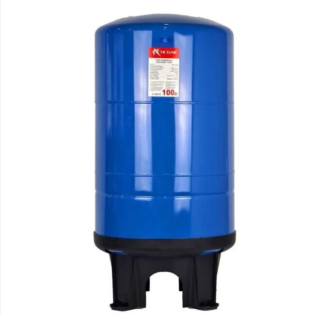 TR TANK 100 LT Dikey Sabit Membranlı Patlamayan Hidrofor Genleşme Tankı (Uzun Ömürlü)